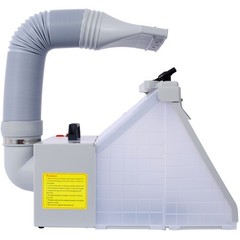 Portable Airbrush Spray Booth Kit with 3 LED Lights & 360° Turntable