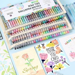 168PCS Gel Pen Set Colorful Writing Art Supplies Drawing Journaling Sketching US