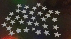 1 – 200 star plastic embellishments pick 1 cm – 3 cm or mixed