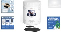 Black Multi Surface Paint 5oz Matte Finish Acrylic Quick Dry Interior Exterior