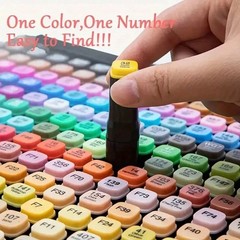 Alcohol Marker Pens Set Dual Tip 12 168 Colors Art Sketch Drawing Markers