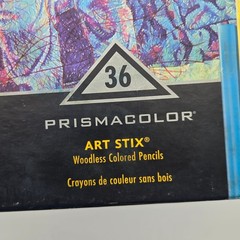 Prismacolor Premier Art Stix Woodless Colored Pencils 36 Box Set 2013 Light Use