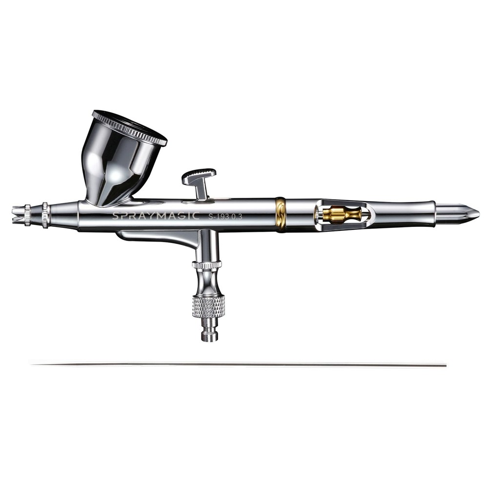 Airbrush, 0.3mm Precision Nozzle Dual Action Airbrush with 3+8 Airway System,…