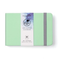 24 Sheets 4×6 Inch 140 LB/300 GSM Cotton Watercolor Journal Sketchbook Art
