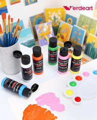 Acrylic Paint Set – 24 Colors 2 Oz/59 Ml Acrylic Paints for Professional Artists