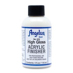 Brand Acrylic Leather Paint High Gloss Finisher No. 610 4oz Packaging May Vary