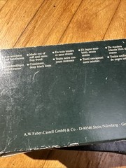 Boxed German Faber Castell Pitt Natural Black Charcoal Lot