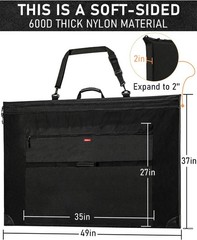 Nicpro Light Weight Art Portfolio Bag, 36 x 48 Extra Large 36 x 48 inches