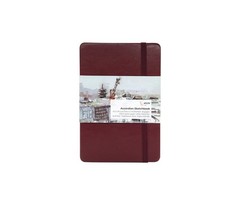 Etchr Watercolor Sketchbook Accordion 4x6in – 100% Cotton 4×6 Inch, Hot Press