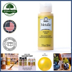 Iridescent Metallic Acrylic Paint 2 Fl Oz Bottle for Creative Projects