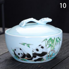 Ink Pool Table with Cover Ceramic Cartridge Bowl Plate Supplies Pen Holder NEW.