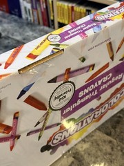 COLORATIONS Regular Triangular Crayons 16 Colors Set of 208 Bulk Non-Toxic Art