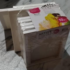 Artist Canvas Rectangular 8 x 10 in Value Pack 10 pc Stretched Canvases