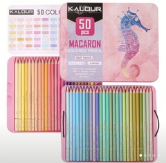 50 Piece Kalour Colored Pencils- Macaron NEW Shipping Included