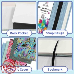 Mlife Watercolor Sketchbook 4.7×4.7 Red Feather