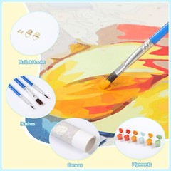 Paint by Numbers Kit DIY Canvas Painting Set for Adults Kids Home Decor Gift DIY