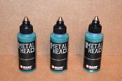 6 Green Metal Head 4mm Paint Marker 2Oz Crafts Metal Wood Marking Auto Salvage +