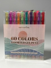 Crafty Creations 60 Assorted Color Gel Pens Acid Free Non Toxic New Unopened Box