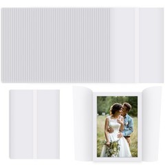 100 PCS PreFolded Vellum Jackets 5×7 Invitations Transparent Paper Envelope