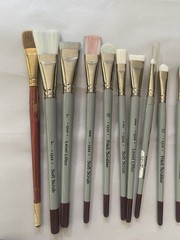 Artist Paint Brush Brushes Lot of 48 Total Raphael Cheap Joes Art Supplies More