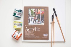 Acrylic Paper Pad 9″X12″-10 Sheets -430900