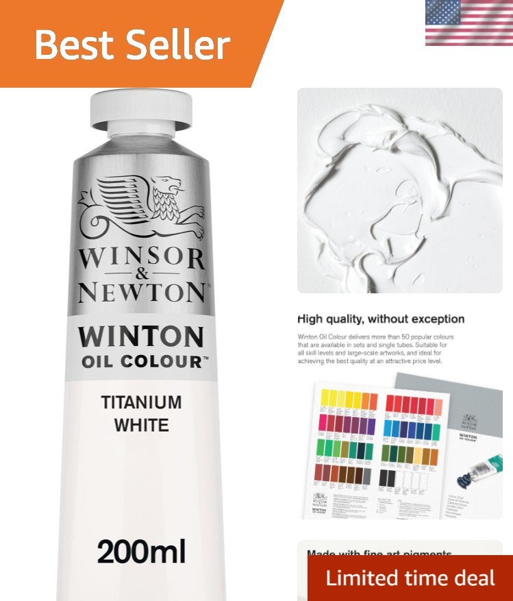 Winton Oil Color, 200ml 6.75-oz Tube, Titanium White