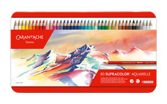 Caran D’Ache 80 Supracolor Aquarelle Water-Soluble Colour Pencils RRP £260