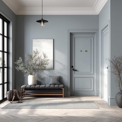 Pebble Gray Eco-Friendly Paint & Primer – One-Coat, Eggshell Finish, 5 Gallons