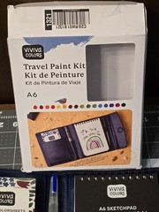 Viviva Colors Travel Paint Kit A6 Travel Art Kit for Adults