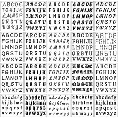20 Pack Letter Stencils for Painting, Alphabet Letters and Numbers Templates …