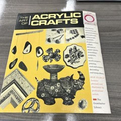 Vintage 1971 Grumbacher Library The Art of Acrylic Crafts Booklet B-368