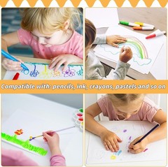 150 Sheets 8.5×11 inch Cotton Watercolor Paper Bulk 230GSM for Painting