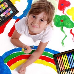 Kit De Lapices De Colores Para Dibujar Y Dibujar 145 Piezas Suministros De Arte.