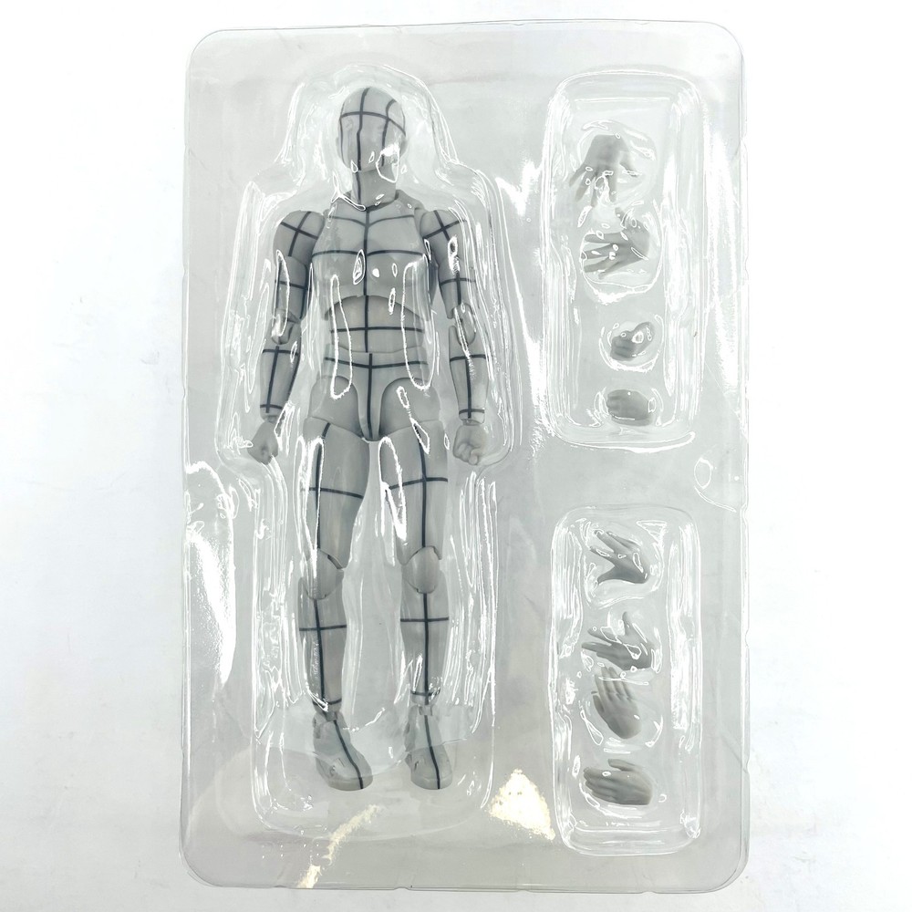 Body Kun Blockhead Joint Mannequin Drawing Figure Human Male Wireframe Gray Ver.