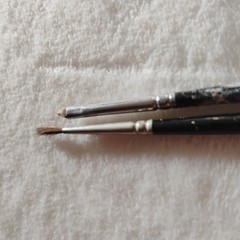 Raphael Brush Lot 2pc France Kevrin+ 8640 Size 2 & Petit Gris Pur 8383 Size 2