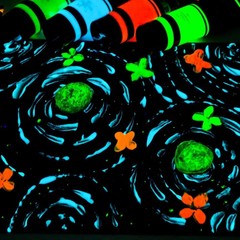 Vibrant Glow & Neon Acrylic Paint – 6 Colors, 4 oz for Stunning Art Creations