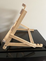 Tabletop Easel Wooden Adjustable Collapsible Lightweight 16” Wide