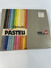 Alphacolor 24 Square Pastels 102-004 Non Toxic Artist Supply