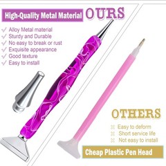 Heyseri Diamond Art Pens Tools, Ergonomic Diamond Painting Pen Kits with Stee…
