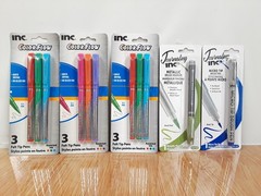 INC Journaling Metallic Brush Tip & Color Flow Felt Tip Pens (5 Packs) (11 Pens)