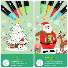 Acrylic Paint Pens 72 Colours Dual Tip Non-Toxic Water-Based – Quick-Dry Art
