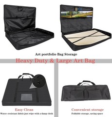 Light Weight Art Portfolio Bag, 24 X 36 Inches Waterproof Nylon Art Portfolio Ca