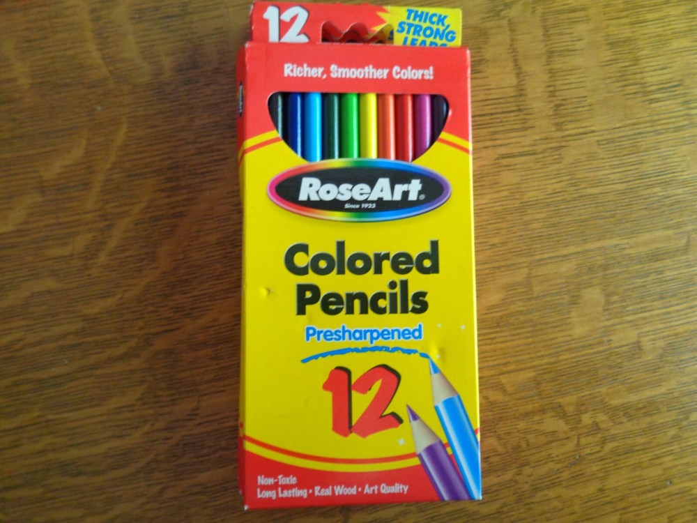 RoseArt Three 12ct Colored Pencils – Art Supplies for Drawing Sketching Coloring