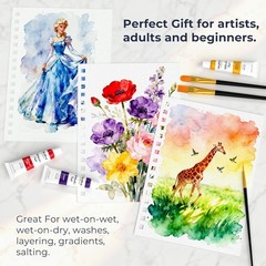 New Oil Color Paint Set, 36 Colors x 12ml 0.4-oz Tubes