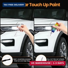 Glacial White Pearl(GWP) Touch Up Paint Compatible with KIA,2-In-1 Car Scratch R