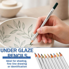 10Pcs Underglaze Pencils Water-Based Underglaze Pencil Set under Glaze Ceramic P