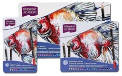 Brand new Derwent Academy Watercolor Pencils 36 Tin Original