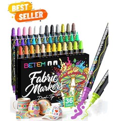 Expressive 36-Color Acrylic Paint Marker Set – Perfect for Any Surface