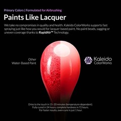 Airbrush Paint 12 Primary Colors Water Based Acrylic Kit Gaahleri Kaleido Scale