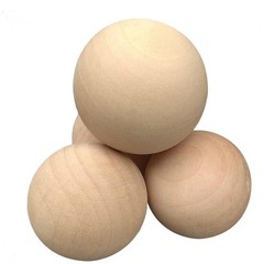 Natural Round Wooden Craft Wood Balls Beads With No Hole 6mm -100mm Diameter DIY